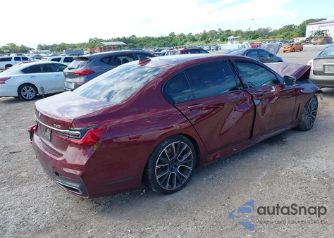 2020 BMW 740I from USA, damaged, VIN WBA7T2C06LCD39135